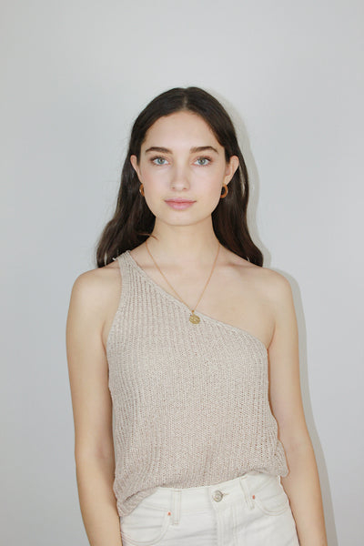 Ventura One Shoulder Knit Top